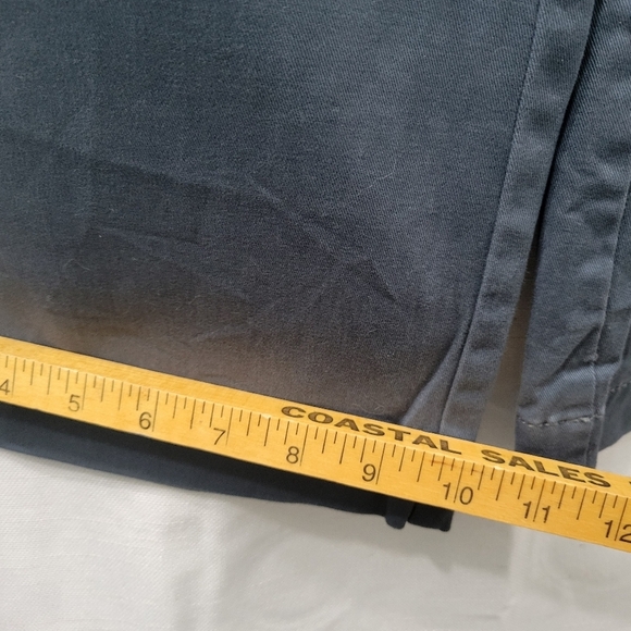 LOFT Women's High Rise Slim wide Leg Crop tylish Gray Pants New Size 12 - Picture 7 of 12